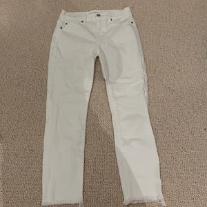 7 Mankind white jeans
